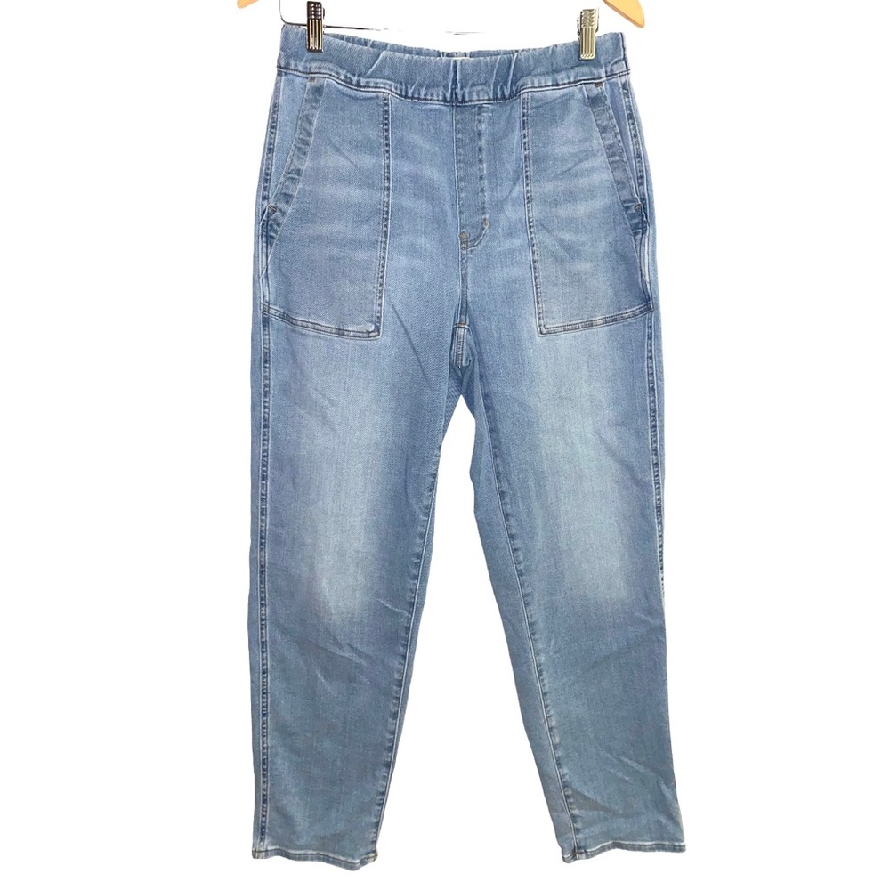 Madewell high rise Pull-On Relaxed Jeans, elastic, Small Tall (runs a tad large) - Picture 5 of 12